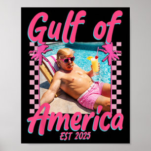 Grappig Trump Shirt Golf van Amerika EST 2025 _1 Poster