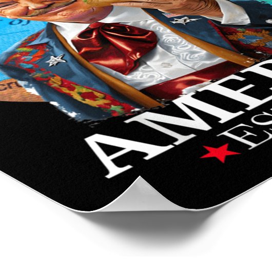 Grappig Trump Shirt Golf van Amerika EST 2025 _1 Poster (Hoek)