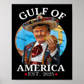 Grappig Trump Shirt Golf van Amerika EST 2025 _1 Poster (Voorkant)