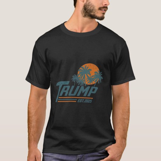 Grappig Trump Shirt Golf van Amerika EST 2025 ( 2 (Voorkant)