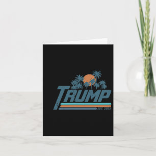 Grappig Trump Shirt Golf van Amerika EST 2025 ( 2 Kaart