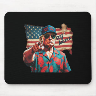 Grappig Trump Shirt Golf van Amerika EST 2025 2 Muismat