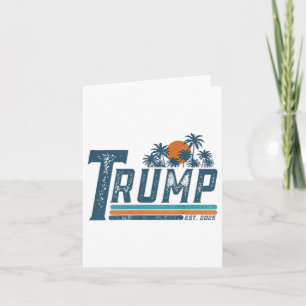 Grappig Trump Shirt Golf van Amerika EST 2025 (2 s Kaart