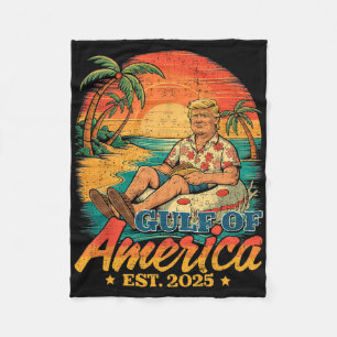 Grappig Trump Shirt Golf van Amerika EST 2025 Fleece Deken