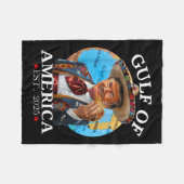 Grappig Trump Shirt Golf van Amerika EST 2025 Fleece Deken (Voorkant (Horizontaal))