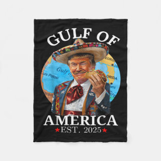Grappig Trump Shirt Golf van Amerika EST 2025 Fleece Deken