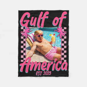 Grappig Trump Shirt Golf van Amerika EST 2025 Fleece Deken