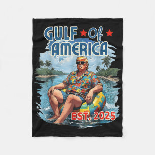 Grappig Trump Shirt Golf van Amerika EST 2025 Fleece Deken