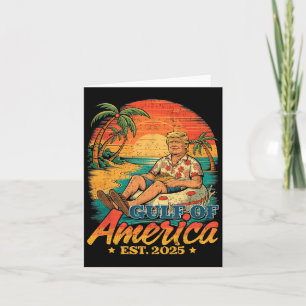 Grappig Trump Shirt Golf van Amerika EST 2025 Kaart