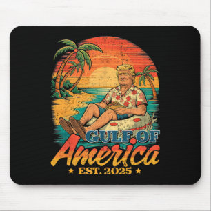 Grappig Trump Shirt Golf van Amerika EST 2025 Muismat