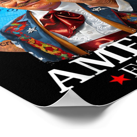 Grappig Trump Shirt Golf van Amerika EST 2025 Poster (Hoek)