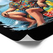 Grappig Trump Shirt Golf van Amerika EST 2025 Poster (Hoek)