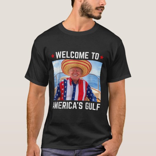 Grappig Trump Shirt Golf van Amerika Trump Amerika (Voorkant)