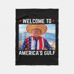 Grappig Trump Shirt Golf van Amerika Trump Amerika Fleece Deken