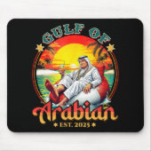 Grappig Trump Shirt Golf van Arabische EST 2025 Gr Muismat (Voorkant)