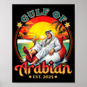 Grappig Trump Shirt Golf van Arabische EST 2025 Gr Poster (Voorkant)