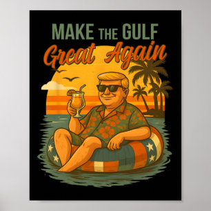 Grappig Trump Shirt Maak De Golf Geweldig Trump Me Poster