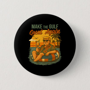 Grappig Trump Shirt Maak De Golf Geweldig Trump Me Ronde Button 5,7 Cm