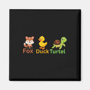 Grappig Trump Subtle Fox Duck Schildpad Leuk Dier Magneet