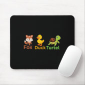 Grappig Trump Subtle Fox Duck Schildpad Leuk Dier  Muismat (Met muis)