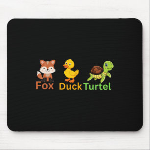 Grappig Trump Subtle Fox Duck Schildpad Leuk Dier Muismat