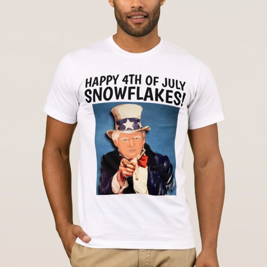 GRAPPIG TRUMP T-SHIRT VAN 4 JULI (Voorkant)