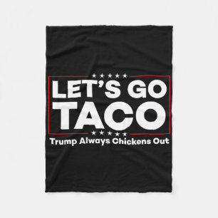 Grappig Trump Taco grap Anti Trump protest T-shirt Fleece Deken