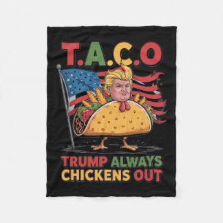 Grappig Trump Taco Trump Fleece Deken