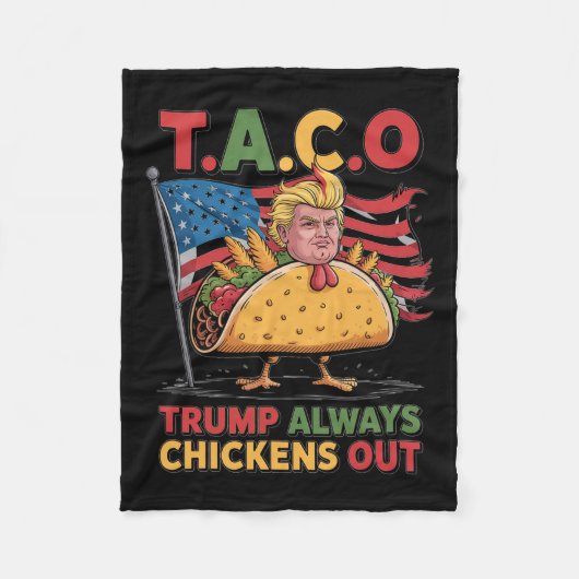 Grappig Trump Taco Trump Fleece Deken (Voorkant)