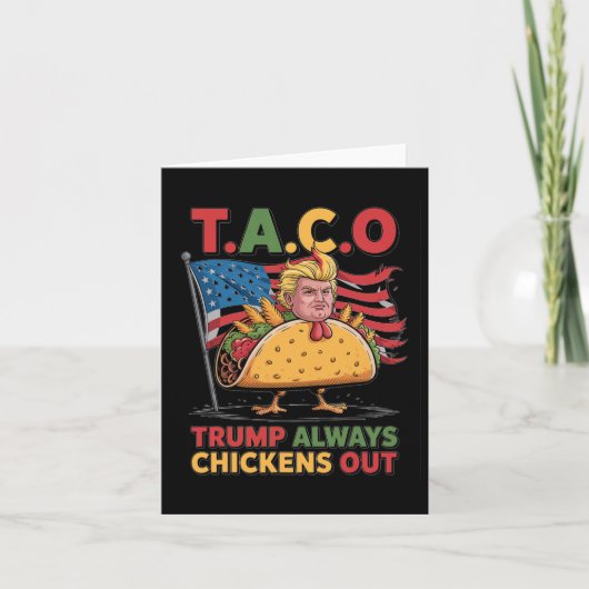 Grappig Trump Taco Trump Kaart (Voorkant)