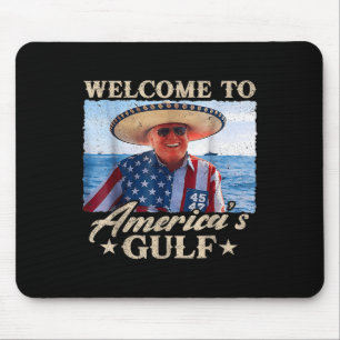 Grappig Trump welkom in Amerika Golf, Golf van Ame Muismat