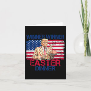 Grappig Trump Winnaar Pasen Diner Paasdag Kaart