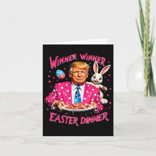 Grappig Trump Winnaar Pasen Diner Paasdag Kaart