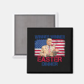 Grappig Trump Winnaar Pasen Diner Paasdag Magneet (Voorkant / Achterkant)