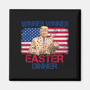 Grappig Trump Winnaar Pasen Diner Paasdag Magneet