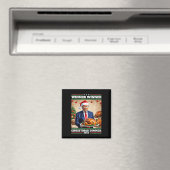 Grappig Trump Winner Kerstdiner Magneet (Insitu (Vaatwasser))