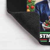 Grappig Trump Winner Kerstdiner Muismat (Hoek)