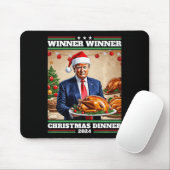 Grappig Trump Winner Kerstdiner Muismat (Met muis)