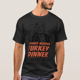 Grappig Trump Winner Turkije Diner Thanksgiving Da T-shirt