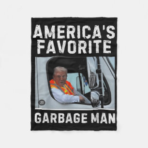 Grappig Trump Xmas Gift T-shirt - Amerika Favoriet Fleece Deken