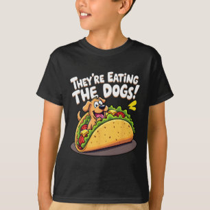 Grappig Trump, ze eten de honden en de katten T-shirt