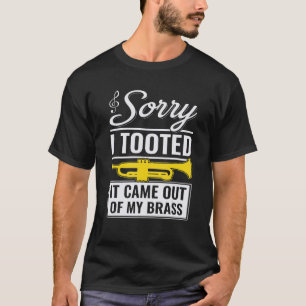 Grappig, Trumpet Jazz, het spijt me dat ik het uit T-shirt