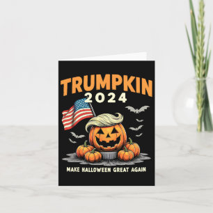 Grappig Trumpkin 2024 Trump maakt Halloween Great  Kaart