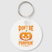 Grappig "Trumpkin Spice & Everything Nice" Hallowe Sleutelhanger (Achterkant)