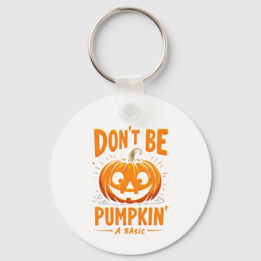 Grappig "Trumpkin Spice & Everything Nice" Hallowe Sleutelhanger (Achterkant)