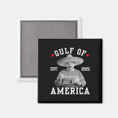 Grappig Trumpshirt Golf van Amerika Grappig Mexica Magneet (Voorkant / Achterkant)