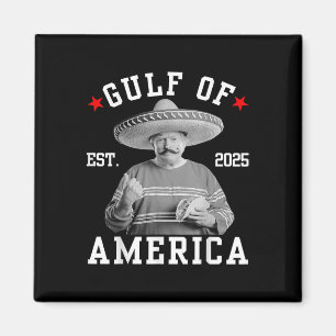 Grappig Trumpshirt Golf van Amerika Grappig Mexica Magneet