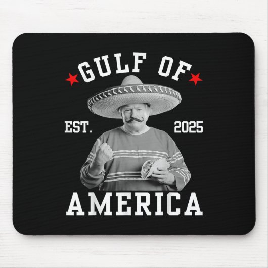 Grappig Trumpshirt Golf van Amerika Grappig Mexica Muismat (Voorkant)
