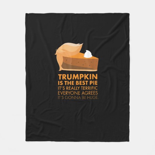 Grappig Tshirt Pumpkin Pie Thanksgiving Herfst Fleece Deken (Voorkant)