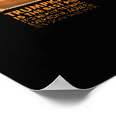 Grappig Tshirt Pumpkin Pie Thanksgiving Herfst Poster (Hoek)